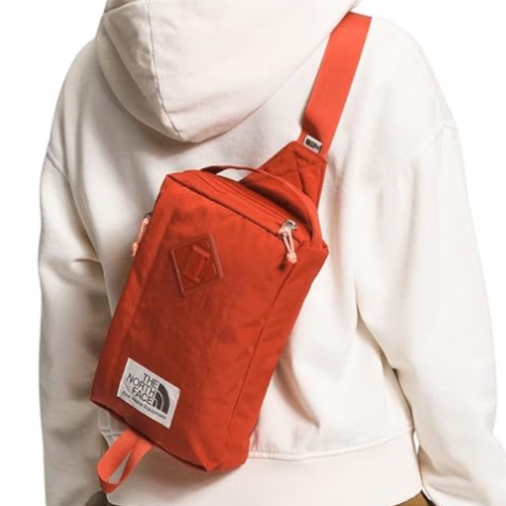 The North Face Orange Crossbody Sling Bag